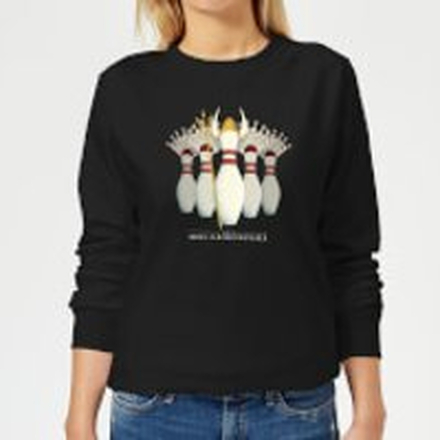 The Big Lebowski Pin Girls Women's Sweatshirt - Black - XXL - Black