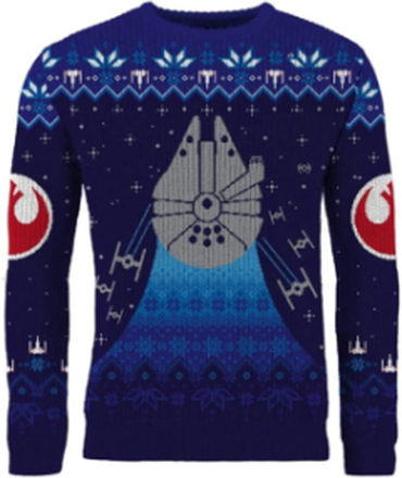 Star Wars Millennium Falcon Christmas Jumper - M