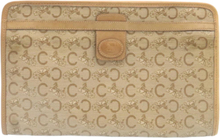 Pre-Evening Coated Canvas Clutch Bag