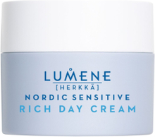 Lumene Nordic Sensitive Rich Day Cream 50 Ml Fugtighedscreme Dagcreme Nude LUMENE