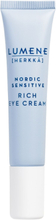 Lumene Nordic Sensitive Rich Eye Cream 15 Ml Øjenpleje Nude LUMENE