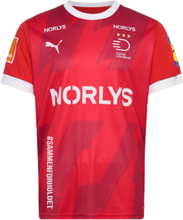 Dansk Håndbold Home Jersey Sport T-shirts Short-sleeved Red PUMA