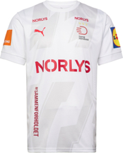 Dansk Håndbold Away Jersey Sport T-shirts Short-sleeved White PUMA