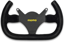 Momo Ratt Racing Modell 101 Svart 290mm Mocka