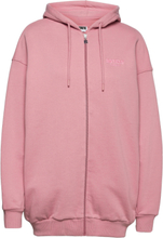 Selma Hoddie Zip Tops Sweatshirts & Hoodies Hoodies Pink ROTATE Birger Christensen