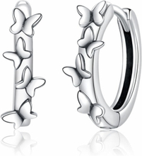 S925 Sterling Silver Elegant Butterfly Earrings