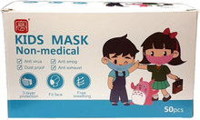 Disposable Kids Face Masks 50 units Pink Pattern