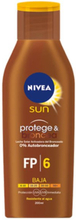 Nivea Sun Protect And Bronze Tan Activating Protecting Oil Water Resistant Spf6 200ml