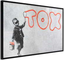Inramad Poster / Tavla - Banksy: Tox