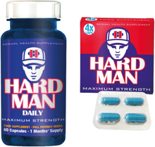 Erektionshjälp Paket 7 - Hard Man + Hard Man Daily - spara 18%