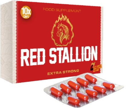 Red Stallion Extra Strong - 10 kaps-Erektionshjälp