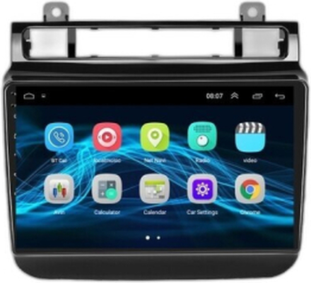 Android Bilradio Carplay - VW Touareg 2011-2017, 9 Tums Multimedia Videospelare.