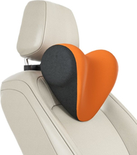 A09 Car Seat Headrest Memory Foam Comfortable Neck Pillow, Style: Without Stand (Orange)