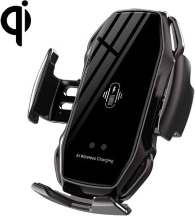 A5 10W Car Infrared Wireless Mobile Auto-sensing Phone Charger Holder, Interface：USB-C / Type-C(Tarnish)