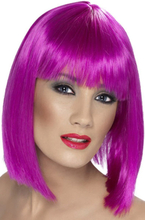 Glam Wig Neon Purple Peruk
