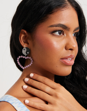 Pieces - Øreringe - Prism Pink Yingyang - Pcjinge Earrings D2D - Smykker - Earrings