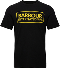 B.intl Essential Large Logo Tee Designers T-Kortærmet Skjorte Black Barbour