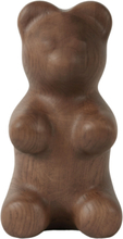 Gummy Bear Smoked Large Home Decoration Decorative Accessories/details Wooden Figures Brun Boyhood*Betinget Tilbud