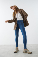 Gina Tricot - Molly high waist jeans - highwaist jeans - Blue - XS - Female