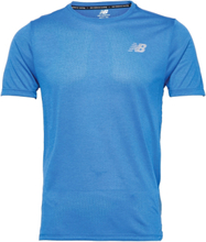 Impact Run Short Sleeve T-shirts Short-sleeved Blå New Balance*Betinget Tilbud