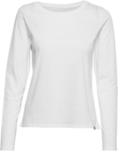 Organic Jersey Tenna Tee Fav T-shirts & Tops Long-sleeved Hvit Mads Nørgaard*Betinget Tilbud