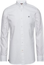 Oxford Button Down Shirt Skjorte Uformell Hvit Morris*Betinget Tilbud