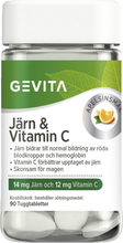 Gevita Järn och Vitamin C 90 st