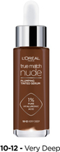 True Match Nude Plumping Tinted Serum, Very deep 10-12