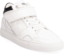 Mid Flash Smooth Calfskin Low-top Sneakers White Zadig & Voltaire