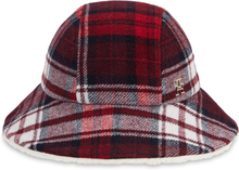 Hatt Tommy Hilfiger Tommy Check Bucket Hat AW0AW15313 Space Blue DW6