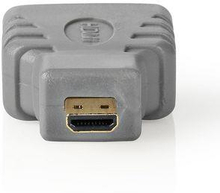 Bandridge HDMI-adapter HDMI mikro-kontakt - HDMI hona grå