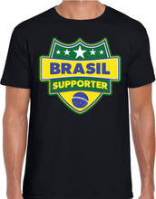 Brazilie / Brasil supporter t-shirt zwart voor heren
