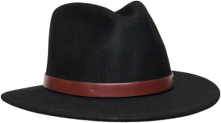 Messer Fedora Accessories Headwear Hats Svart Brixton*Betinget Tilbud