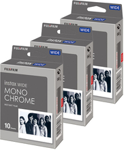 Fujifilm Instax Wide 300 Film 30 Pack Monocrome, Fujifilm