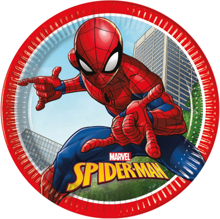 Papperstallrikar Spiderman - 8-pack