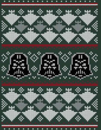 Star Wars Imperial Darth Vader Christmas Hoodie - Forest Green - XL - Forest Green