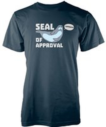 Seal Of Approval Navy T-Shirt - L
