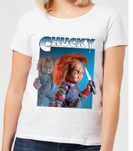 Chucky Nasty 90's Women's T-Shirt - White - S - White