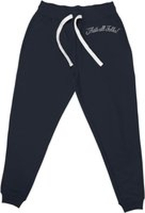 Looney Tunes That's All Folks Embroidered Unisex Joggers - Navy - XL