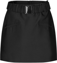 Elegance New Skirt Kort Skjørt Svart Second Female*Betinget Tilbud
