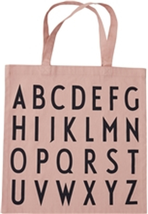 Design Letters Tote Bag ABC Nude