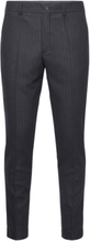 Slhslim-Ayr Pinstriped Trs Bottoms Trousers Formal Navy Selected Homme