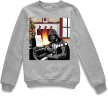 Star Wars Darth Vader Piano Player Grey Christmas Jumper - M