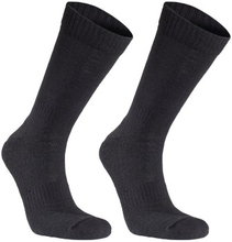 Seger Strømper 2P Basic Wool Sock Sort Str 39/42