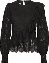 Lillith Tops Blouses Long-sleeved Black Munthe