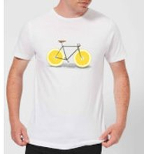 Florent Bodart Citrus Lemon Men's T-Shirt - White - 5XL - White