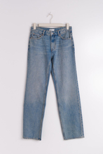 Gina Tricot - Low straight petite jeans - low waist jeans - Blue - 32 - Female