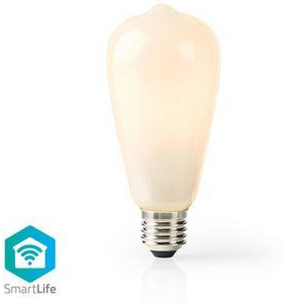 Nedis SmartLife LED vintage lampa | Wi-Fi | E27 | 500 lm | 5 W | Varm Vit | 2700 K | Glas | Android- / IOS | ST64 | 1 st.