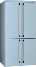 Smeg Victoria FQ960PB5 kjøleskap/fryser 187 cm, pastellblå