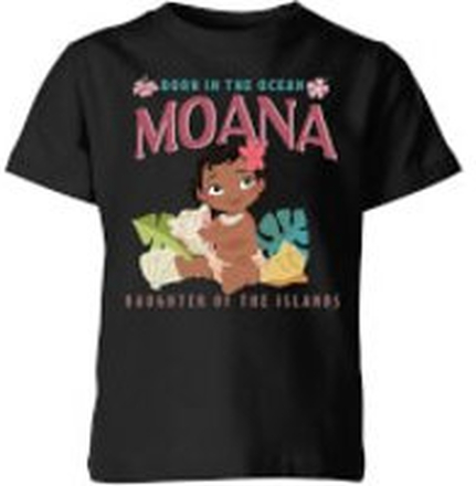 Moana Born In The Ocean Kids' T-Shirt - Black - 11-12 Years - Black